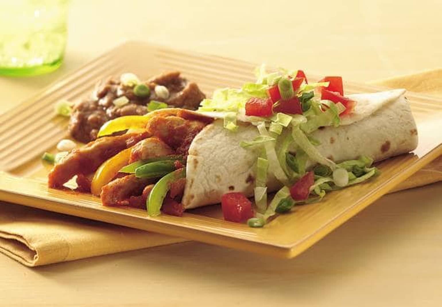 Easy Salsa Chicken Burritos